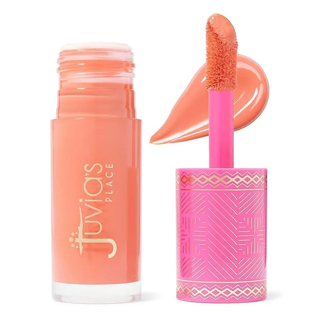 Juvia's Place Blushed Liquid Blush Marigold - Dewy Tint Cheeks Makeup Glow Pigment Effortless Beauty Long Lasting Cosmetic...