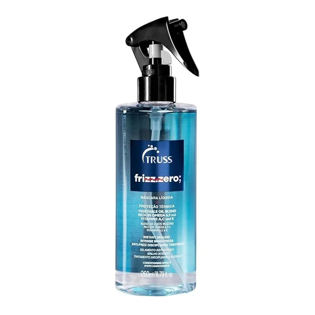 TRUSS Frizz Zero Liquid Hair Mask - Anti Frizz Hair Treatment Spray - Detangles & Brightens Damaged Strands - Provides Int...