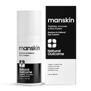 Man Skin Eye Cream for Men - Restore & Defend Anti Aging Eye Cream with Peptides, Avocado Oil and Rice Proteins - Product ...