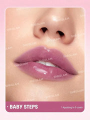 SHEGLAM Jelly Wow Tinted Lip Oil Plumping Lip Gloss Natural -Baby Steps - Product Image