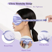 Cooling Eye Mask and Silky Sleep Mask 4 Packs for Man Women for Sleeping Frozen Ice Eye Mask Cold Warm Compress Dark Circl...