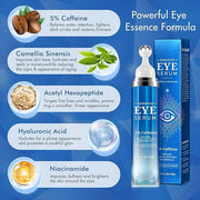 Advanced Eye Serum with Caffeine & Retinol,Eye Treatment Cream for Dark Circles Under,Anti Aging Eye Serum with 360°Massag...