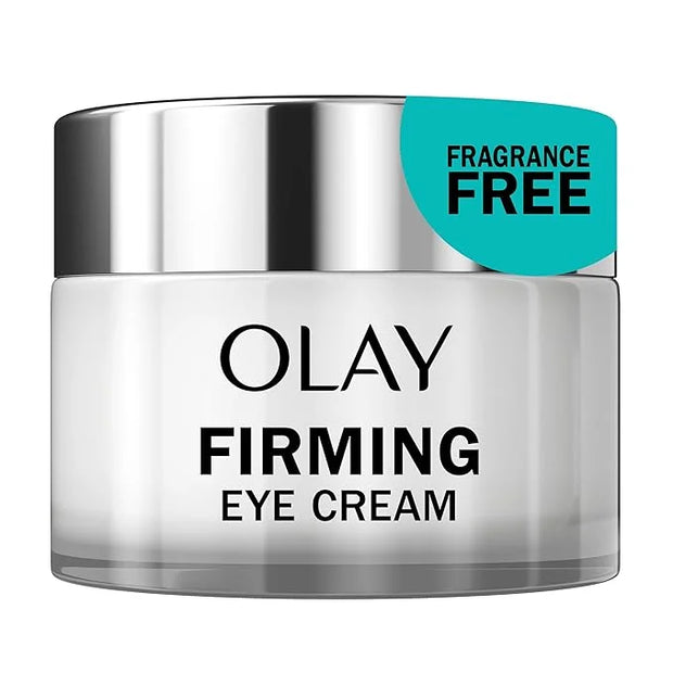 Olay Firming Eye Cream, Fragrance-Free, Collagen Peptide - Firm Skin Around the Eyes, 0.5 Fl Oz - Product Image