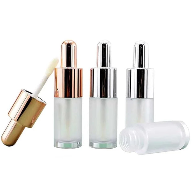 Teensery 6 Pcs 2.5ml Empty Lip Gloss Bottles Mini Baby Bottle Shaped Lip Glaze Tubes Refillable Lip Balm Vials Containers ...