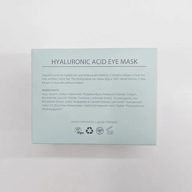 Under Eye Patchs Hyaluronic Acid Eye Mask for Dark Circles and Puffiness Wrinkle Eye Bags 30 Pairs - Product Image