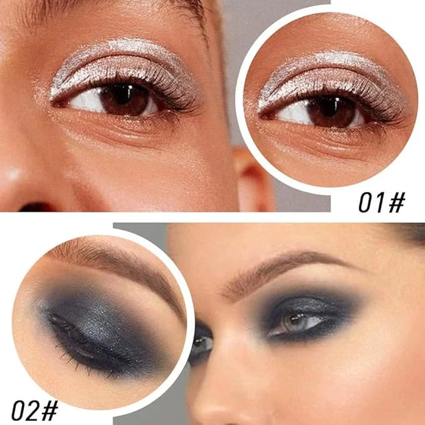 Kaely 4Pcs Black Brown Silver Gray Gel Eyeliner Pencil, Waterline Eyeliner for Older Women 60 Plus, Crayon Eye Liner Water...