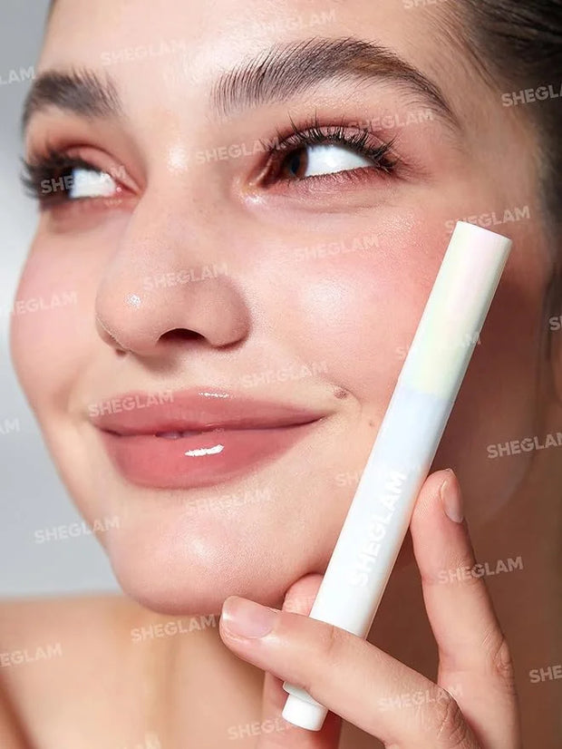 SHEGLAM PoutPerfect Moisturizing Solid Lip Gloss Non Sticky Lipstick with Coconut Oil - Pink Flamingo - Product Image