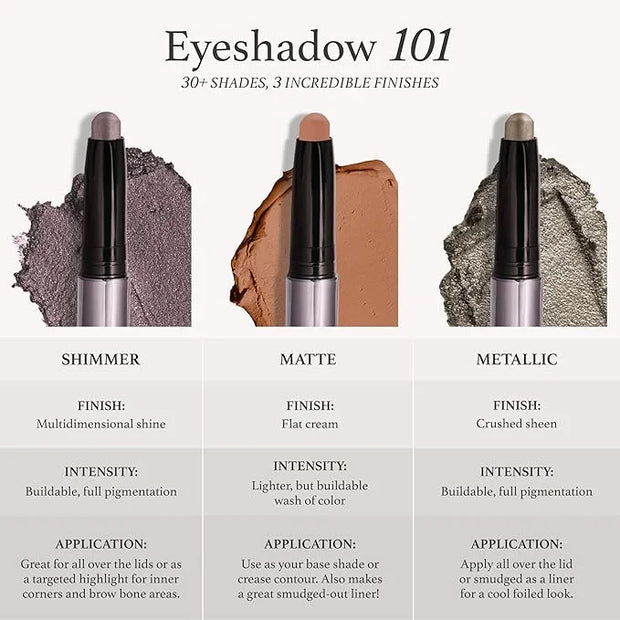 Julep Eyeshadow 101 Cream-to-Powder Waterproof Shadow Stick – Meadow Shimmer – Long-Lasting, Crease-Proof, Earthy Green Sh...