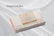 Premium Handcrafted 25 Momme Mulberry Silk Eye Mask for Sleeping (Natural White) - Product Image