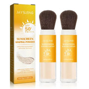 Mineral Powder Sunscreen, Powder Sunscreen for Face,Mineral SPF 50 PA+++ Sunscreen Powder,Long-Lasting Lightweight Breatha...