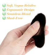2 Pcs Self Tanning Brush Sunless Body Tanner Brushes Fake Tan Leg Makeup Foundation Brush Fine Cosmetic Application Tool f...