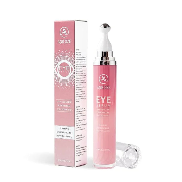Caffeine Eye Cream for Dark Circles and Puffiness,Under Eye Cream for Fine Lines Wrinkles and Bags,Eye Care Eye Roller Ser...
