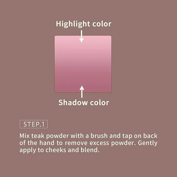 Angel Gradation Blushes Lone Wear Shimmer Millefee Powder 5g