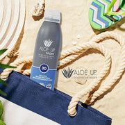 Aloe Up Sport Continuous Spray Sunscreen SPF 30 - Broad Spectrum UVA/UVB Sunscreen Protector for Face and Body - With Aloe...