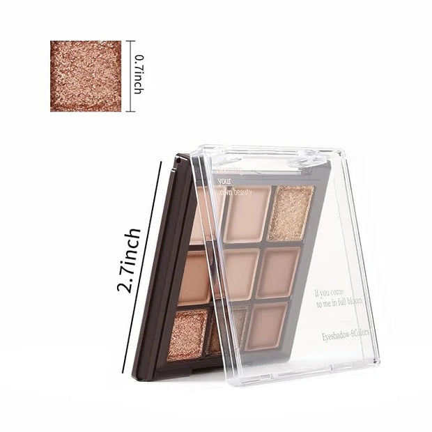Boobeen Nude Eyeshadow Palette - Matte and Shimmer Makeup, Highly Pigmented Creamy Eye Shadow Powder, Create a Neutral Eye...