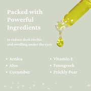 Cucumber Eye Serum - Hydrating Under Eye Serum for Dark Circles & Puffiness - Eye Tightening & Uplifting Anti Aging Serum ...