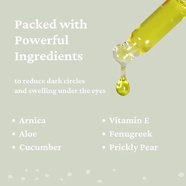 Cucumber Eye Serum - Hydrating Under Eye Serum for Dark Circles & Puffiness - Eye Tightening & Uplifting Anti Aging Serum ...