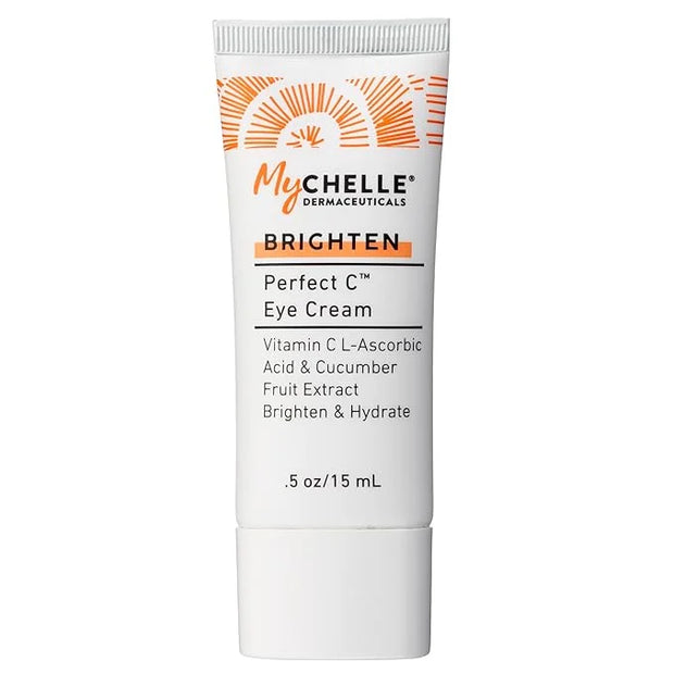 MyCHELLE Dermaceuticals Perfect C Eye Cream - Eye Cream for Dark Circles and Puffiness with Vitamin C & Plant Stem Cells t...