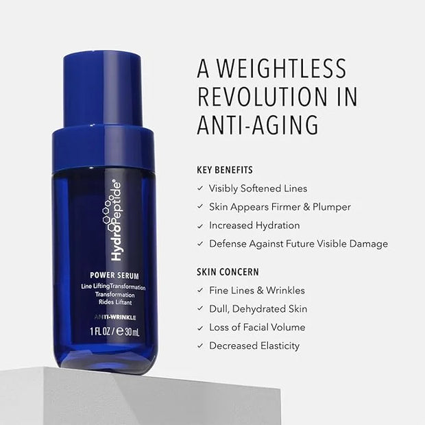 HydroPeptide Eye Authority and Power Serum Anti-Wrinkle Bundle, (0.5 Ounce and 1 Ounce) - Product Image