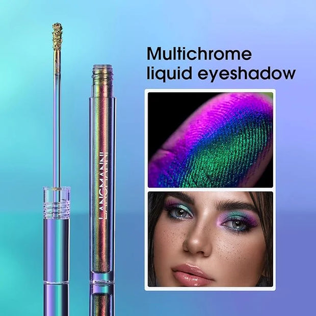 Jolilab Metallic Liquid Chameleon Eyeshadow, Multi-Dimensional Eye Looks, Long-lasting Holographic Glitter Multichrome Eye...