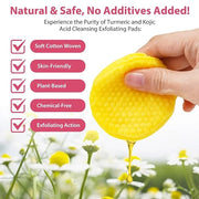 Turmeric face scrub pads, 120pcs