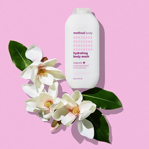 Method Body Wash, Magnolia, Paraben and Phthalate Free, 18 oz (Pack of 6) - Product Image