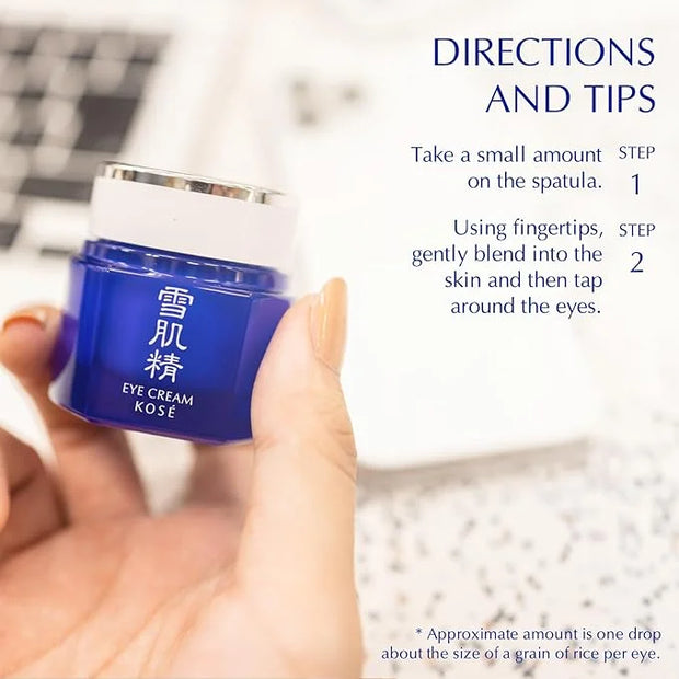 SEKKISEI Eye Cream, Ceramide and Collagen Boosting Moisturizing Cream, 0.07 Ounce - Product Image