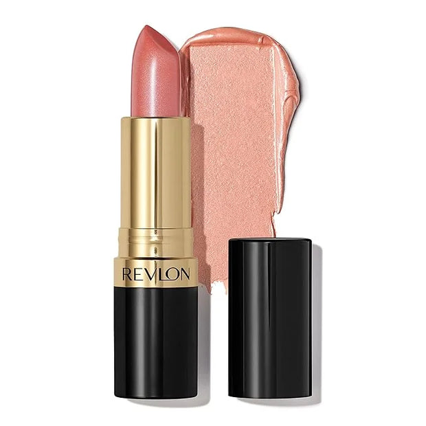 Revlon Super Lustrous Lipstick, Creamy Formula For Soft, Fuller-Looking Lips, Moisturized Feel, 405 Silver City Pink, 0.15...
