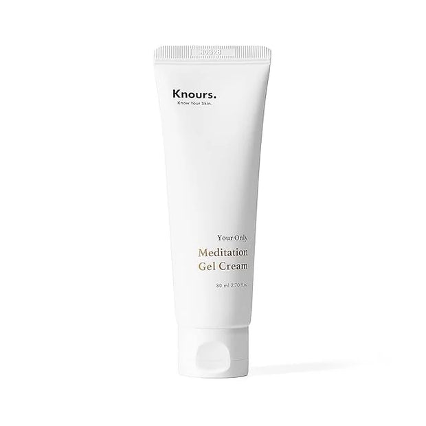 Knours. Light Weight Water Based Gel Moisturizer, Vegan Peppermint Squalane & Ceramide NP Hydrating Soothing Cooling (80ml...