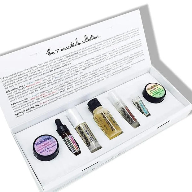 Sircuit Skin - THE 7 ESSENTIALS+ Sample Collection - Skin Care Collection Mini Set Promotes the Appearance of Youthful, Gl...
