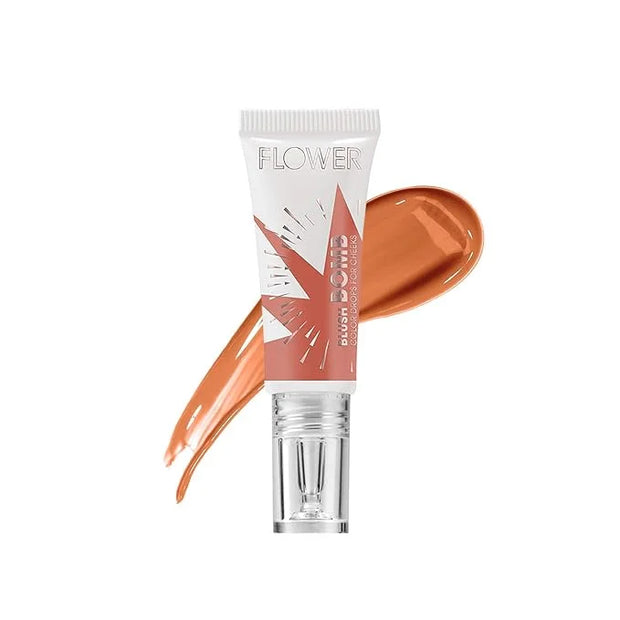 FLOWER Beauty By Drew Barrymore Liquid Blush Makeup Bomb Color Drops -Silky Lightweight Formula + Gel Cream Blush for Chee...