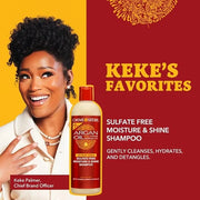 Creme of Nature Argan Oil Shampoo, Moisture & Shine Shampoo, Sulfate Free Hair Care Formula, Nourishes, Hydrates, Detangle...