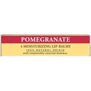 Burt's Bees Lip Balm - Pomegranate, Lip Moisturizer With Responsibly Sourced Beeswax, Tint-Free, Natural Origin Conditioni...