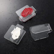 2PCS Clear Acrylic Professional Makeup Palette Handheld Cosmetic