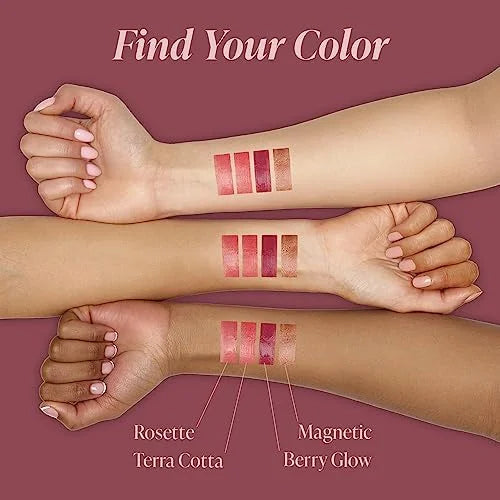 Mineral Fusion 3-in-1 Color Stick, Instant Color Pop and Blush for Cheeks, Creamy Lightweight Formula, Multi-Use Eye, Face...