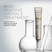 RoC Derm Correxion Fill + Treat Advanced Retinol Serum, Wrinkle Filler Treatment with Hyaluronic Acid for Crow's Feet, 11 ...