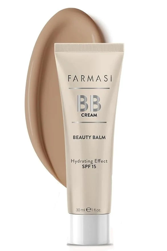 FARMASi Make Up BB Cream Beauty Balm, Full-Coverage Foundation, Concealer, Moisturizer BB Cream for All Skin Types, 1 fl. ...