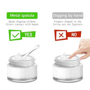 3 PCS Facial Spatula Massage Eye Roller Dark Circles Skincare Tool Face Cream Lotion Makeup Stainless Steel Applicator Wan...