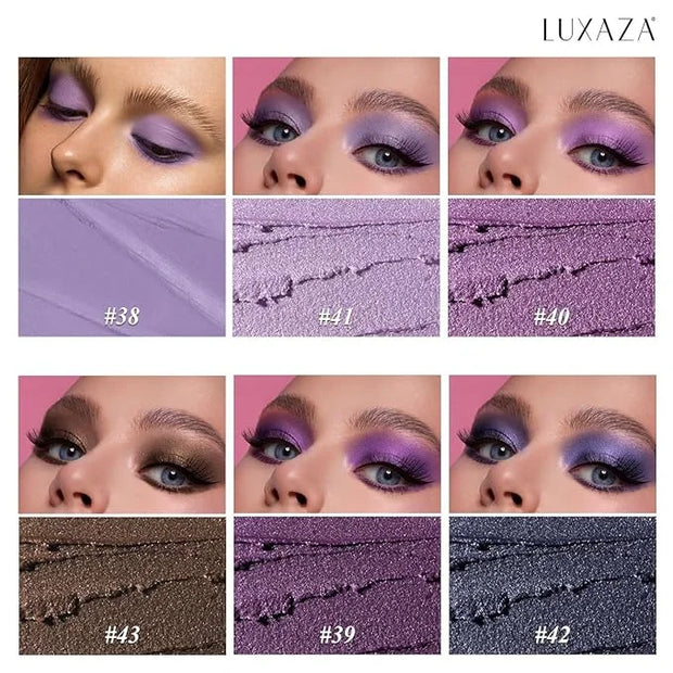 Neutral Eyeshadow Stick Makeup Set, Metallic Shimmer Matte Cream Eye Shadow Eyeliner Brightener Pencil Crayon - Classic 6P...