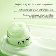 Torriden BALANCEFUL Cream 80ml (2.70 fl.oz.) | Soothing and Nourishing Moisturizer for Oily and Sensitive SKin | 5D CICA, ...