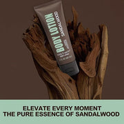 Sandalwood Men's Bath & Body Set - Shower Gel, Body Lotion, Shampoo - Self Care Gifts for Men - Product Image