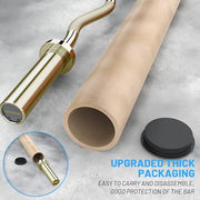 47" Olympic EZ Curl Bar 500-lbs Capacity Steel 2" Barbell - Product Image