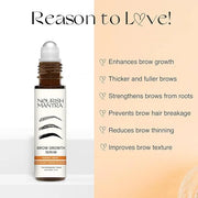 Nourish Mantra Eyebrow Growth Serum 10 ml and Ratrani Moroccan Lava Face Wash 100 ml - Product Image