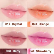 evpct 4Pcs Magic Color Changing Lipstick Long Lasting Waterproof 24 Hours Original for Women, Honey Orange Raspberry Straw...