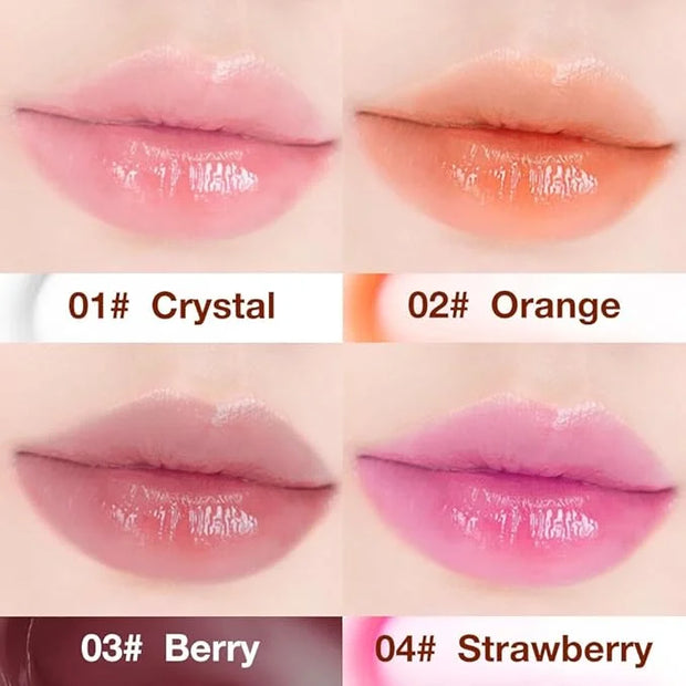 evpct 4Pcs Magic Color Changing Lipstick Long Lasting Waterproof 24 Hours Original for Women, Honey Orange Raspberry Straw...