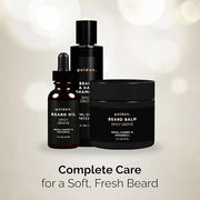 Golden Grooming Co. Everyday Beard Bundle – Complete Beard Care Set | Includes Beard Oil, Balm & Shampoo (Regular, Spicy G...