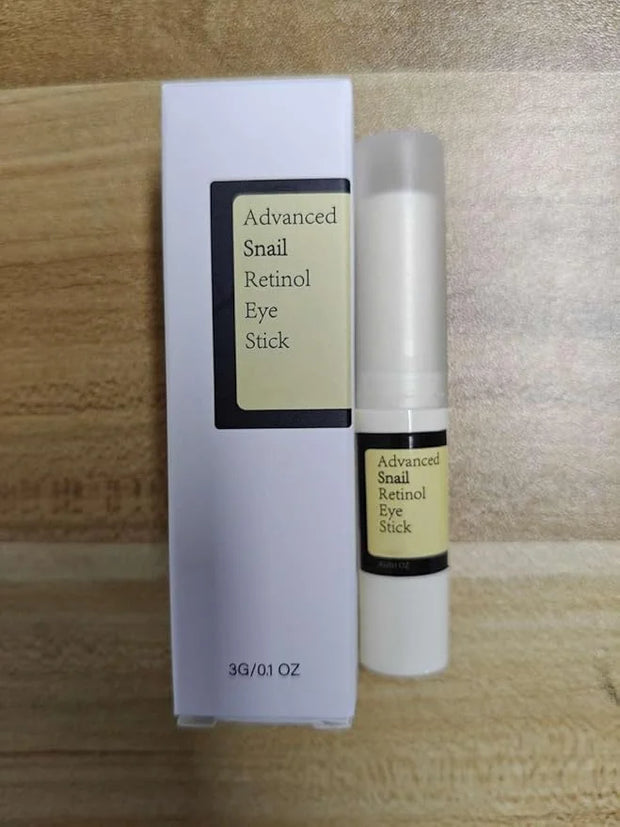 Anti Aging Eye Cream For Dark Circles, Advanced Snail Retinol Eye Stick, 2 PCS Under Eye Cream For Puffiness & Bags, Reduc...
