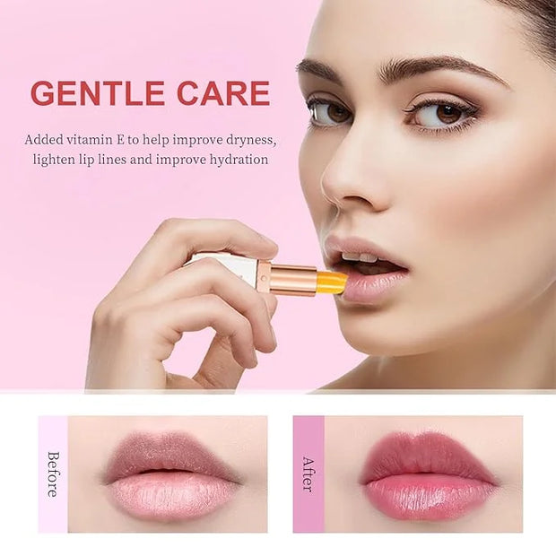 Color Changing Lipstick, 6-Colors Lip Stain Temperature Activated Vegan Formula, Magic Lipstick Long-Lasting, Nourishing, ...