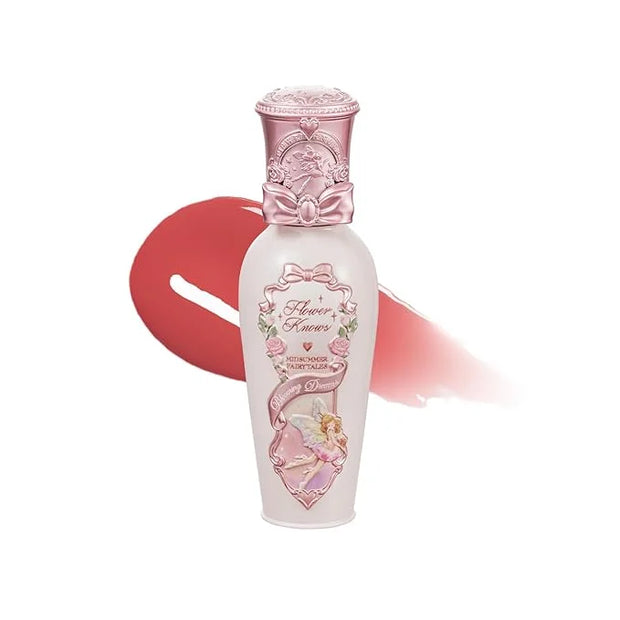 Flower Knows Midsummer Fairytales Lip Gloss-Glowy Moisturizing Coating Lip Lacquer-Hydrating Tinted Lip Oil for Girls&Wome...
