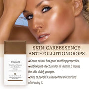 Vingtank 2 Bottles Skin Care Essence Anti-Pollution Drops - Bronzing Serum & Facial Tanning Drops,Fake Tan Peptide Serum,L...